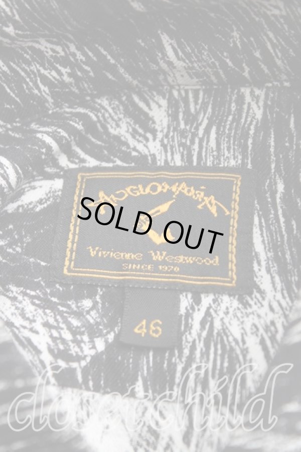 画像3: ANGLOMANIA 中古 / ヘアー柄シャツ 46(メンズM) 黒  H-25-05-04-017-bl-OD-ZH (3)