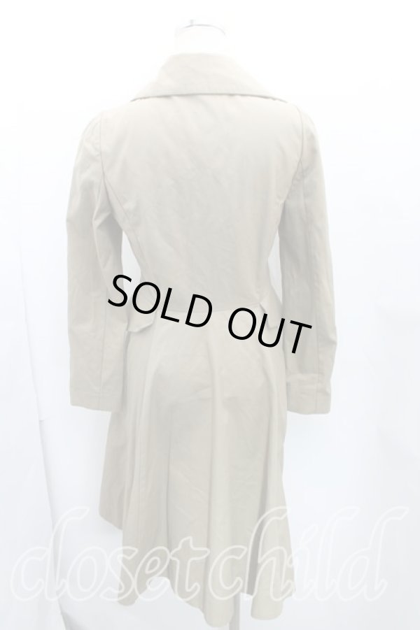 画像2: ヴィヴィアンウエストウッド 中古 / ベッティーナトレンチコート 1（7号） ベージュ  H-25-05-11-003-co-OD-ZH (2)