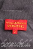 画像3: ヴィヴィアンウエストウッド 中古 / 単色オーブ刺繍半袖カーディガン 2（9号相当） チャコールグレー  H-25-05-11-024-to-OD-ZH (3)