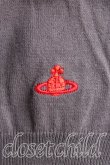 画像6: ヴィヴィアンウエストウッド 中古 / 単色オーブ刺繍半袖カーディガン 2（9号相当） チャコールグレー  H-25-05-11-024-to-OD-ZH (6)