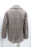 画像2: ヴィヴィアンウエストウッド MAN 中古 / チェックPコート 44（メンズS相当） 茶  H-25-05-11-004-co-OD-ZH (2)