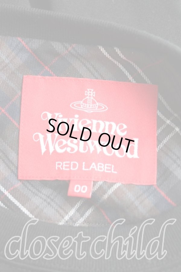 画像3: ヴィヴィアンウエストウッド 中古 / タータンチェックブロッキングトップ 00（ワンサイズ） 黒  H-25-05-11-045-to-OD-ZH (3)