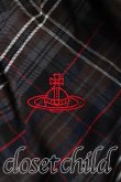 画像6: ヴィヴィアンウエストウッド 中古 / タータンチェックブロッキングトップ 00（ワンサイズ） 黒  H-25-05-11-045-to-OD-ZH (6)