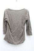 画像2: ヴィヴィアンウエストウッド 中古 / 単色オーブ刺繍七分袖カットソー 2（9号相当） カーキ  H-25-05-11-054-to-OD-ZH (2)