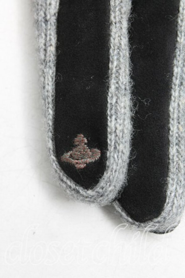 画像2: ヴィヴィアンウエストウッド 中古 / スエード手袋    H-25-05-11-061-gd-OD-ZH (2)