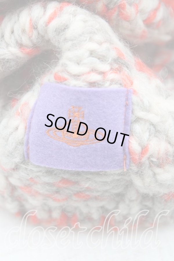 画像2: ヴィヴィアンウエストウッド 中古 / スヌード  青ｘ灰  H-25-05-11-065-gd-OD-ZH (2)