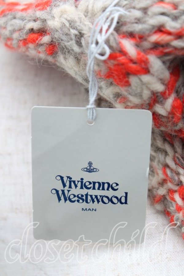 画像3: ヴィヴィアンウエストウッド 中古 / スヌード  青ｘ灰  H-25-05-11-065-gd-OD-ZH (3)