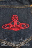 画像6: ヴィヴィアンウエストウッド 中古 / オーブ刺繍デニム 02（9号相当） インディゴ  H-25-05-11-010-pa-OD-ZH (6)