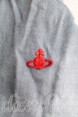 画像6: ヴィヴィアンウエストウッド 中古 / 単色オーブ刺繍シャツ 2（9号相当） シャンブレー  H-25-05-11-013-bl-OD-ZH (6)