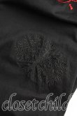 画像6: ヴィヴィアンウエストウッド 中古 / マルチエンブロイダリーギャザースリーブTシャツ 00（ワンサイズ） 黒  H-25-05-11-017-ts-OD-ZH (6)