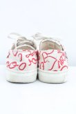 画像4: ヴィヴィアンウエストウッド 中古 / PLIMSOLLロースニーカー 38（24cm相当） 赤ｘ生成  H-25-05-18-021-sh-OD-ZH (4)
