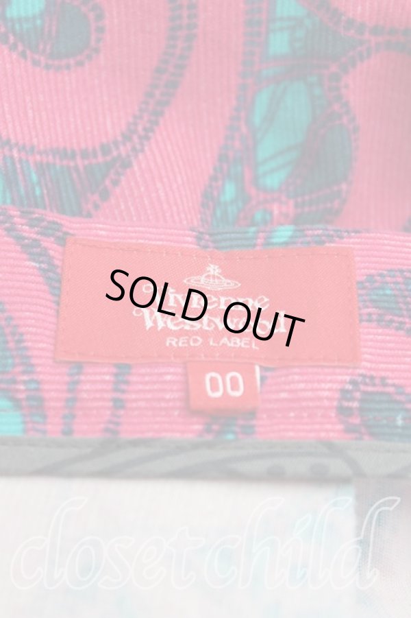 画像3: ヴィヴィアンウエストウッド 中古 / 総柄プリーツマキシスカート 00（ワンサイズ） ピンク  H-25-05-18-050-sk-OD-ZH (3)