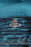 画像5: ヴィヴィアンウエストウッド MAN 中古 / カラーオーブ刺繍カーディガン L 青  H-25-05-18-055-to-OD-ZH (5)