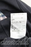 画像5: ヴィヴィアンウエストウッド 中古 / タータンチェック切替ポロカットソー 2（9号相当） 紺  H-25-05-18-057-to-OD-ZH (5)
