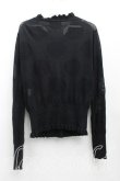 画像2: ヴィヴィアンウエストウッド 中古 / ドット柄メッシュフリルカーディガン 00（ワンサイズ） 黒  H-25-05-18-017-to-OD-ZH (2)