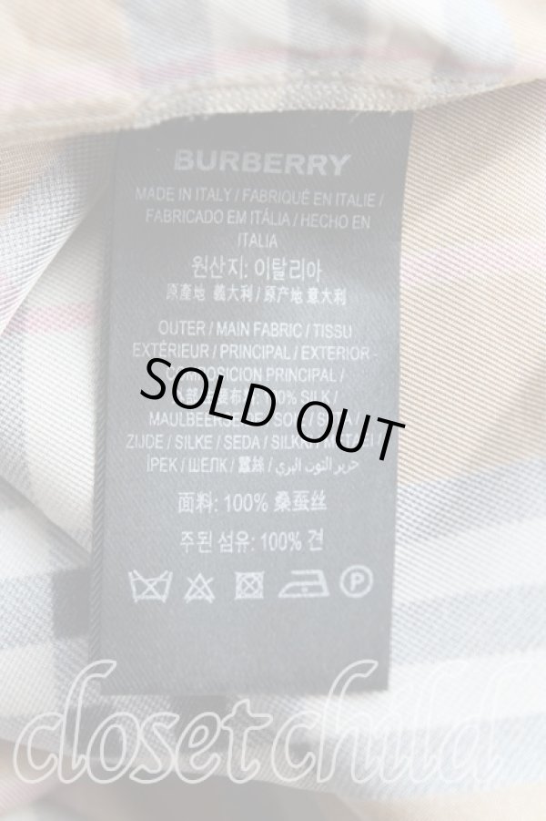 画像4: ヴィヴィアンウエストウッド 中古 / ヴィヴィアンウエストウッドｘBURBERRYコラボシャツ L 茶  H-25-05-25-025-bl-OD-ZH (4)
