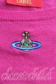 画像6: ヴィヴィアンウエストウッド 中古 / カラーオーブ刺繍サマーニット S ピンク  H-25-05-25-056-to-OD-ZH (6)