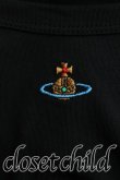 画像6: ヴィヴィアンウエストウッド 中古 / カラーオーブ刺繍カットソー L 黒  H-25-05-25-070-to-OD-ZH (6)