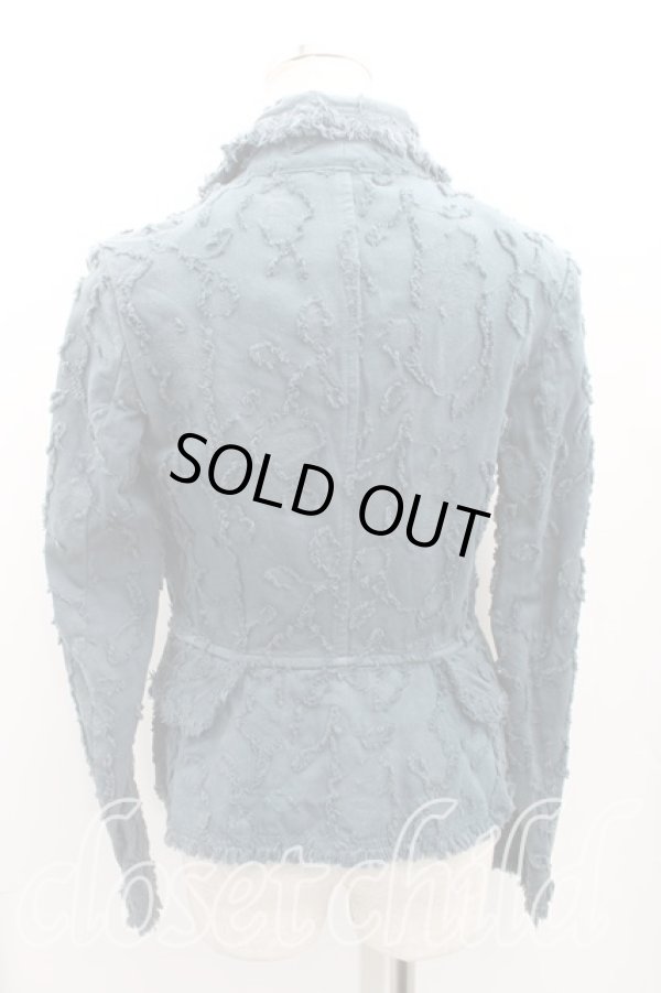 画像2: ヴィヴィアンウエストウッド 中古 / フリンジデニムラブジャケット 2 ブルー  H-25-05-25-081-jc-SZ-ZH (2)