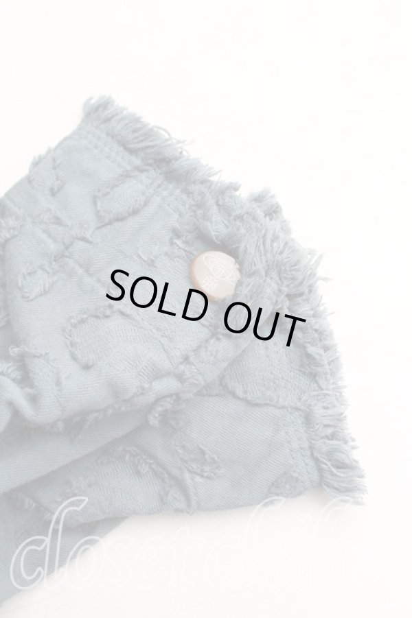 画像6: ヴィヴィアンウエストウッド 中古 / フリンジデニムラブジャケット 2 ブルー  H-25-05-25-081-jc-SZ-ZH (6)