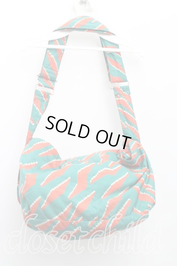 画像3: ヴィヴィアンウエストウッド 中古 / タイガーショルダーバッグ  緑×オレンジ  H-25-05-25-082-ba-IN-ZH (3)