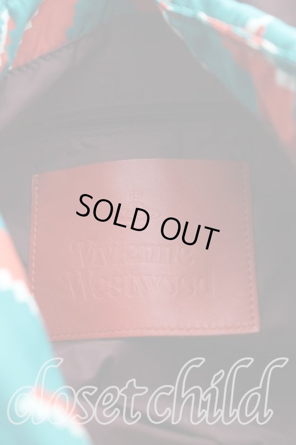 画像5: ヴィヴィアンウエストウッド 中古 / タイガーショルダーバッグ  緑×オレンジ  H-25-05-25-082-ba-IN-ZH (5)