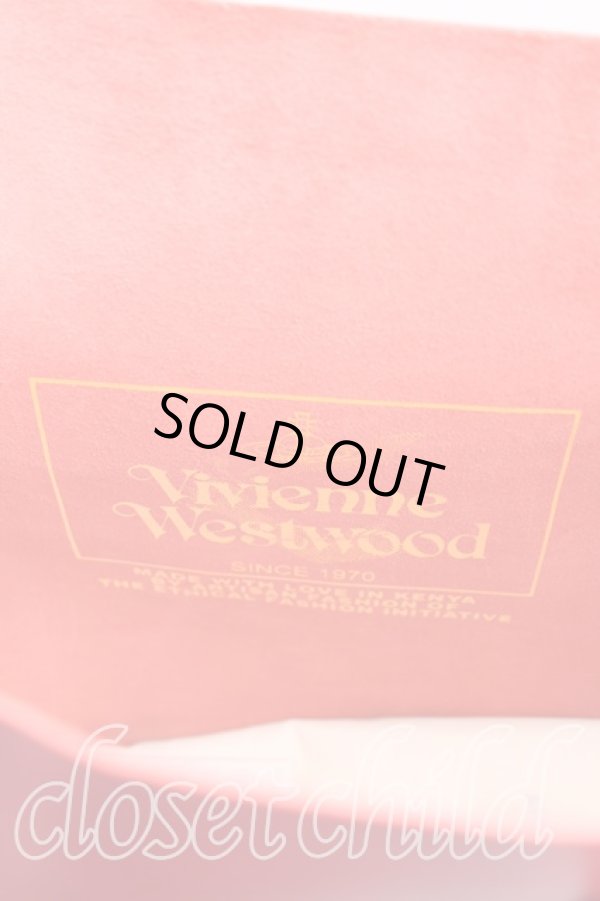 画像4: ヴィヴィアンウエストウッド 中古 / STUDIO SHOPPERトートバッグL  赤  H-25-05-25-086-ba-IN-ZH (4)