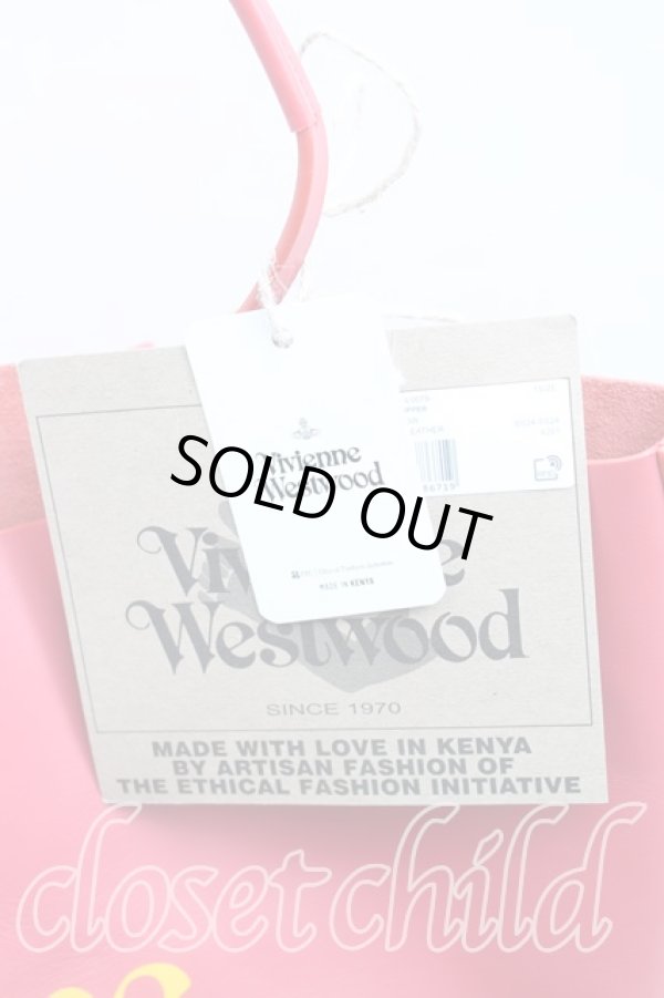 画像5: ヴィヴィアンウエストウッド 中古 / STUDIO SHOPPERトートバッグL  赤  H-25-05-25-086-ba-IN-ZH (5)