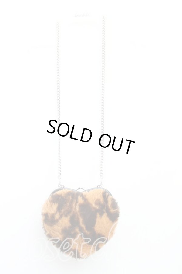 画像2: ヴィヴィアンウエストウッド 中古 / BELLE HEART FRAMEポシェット  茶  H-25-05-25-089-ba-OD-ZH (2)