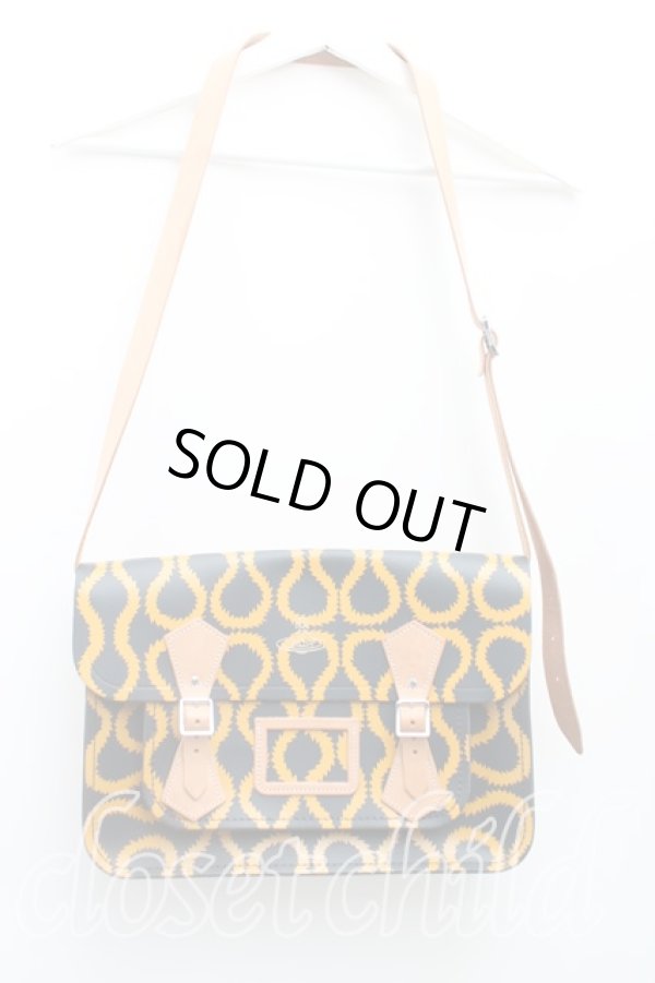 画像2: ヴィヴィアンウエストウッド 中古 / スクイグルサッチェルバッグ  黒ｘ黄色  H-25-05-25-090-ba-OD-ZH (2)