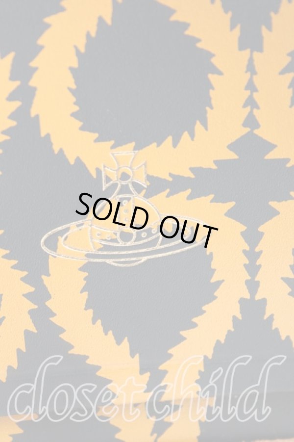 画像6: ヴィヴィアンウエストウッド 中古 / スクイグルサッチェルバッグ  黒ｘ黄色  H-25-05-25-090-ba-OD-ZH (6)