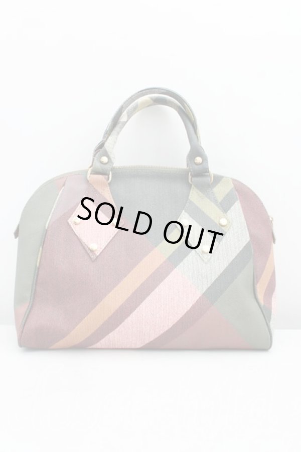 画像2: ヴィヴィアンウエストウッド 中古 / ダービーハンドバッグ  カーキ  H-25-05-25-098-ba-OD-ZH (2)