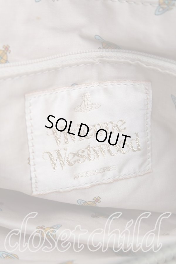 画像4: ヴィヴィアンウエストウッド 中古 / レオパードハンドバッグ  黒  H-25-05-25-102-ba-IN-ZH (4)