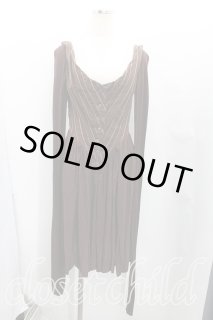 ヴィヴィアンウエストウッド 変形 アシンメトリー ボーダーワンピース