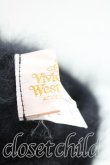 画像4: ヴィヴィアンウエストウッド 中古 / グラフィティオーブ刺繍ファービーニー帽  黒  H-25-05-25-111-ha-IN-ZH (4)