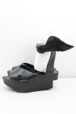 画像3: ヴィヴィアンウエストウッド 中古 / ロッキンホースウィングシューズ EU37（23.5cm相当） 黒  H-25-05-25-123-sh-OD-ZH (3)