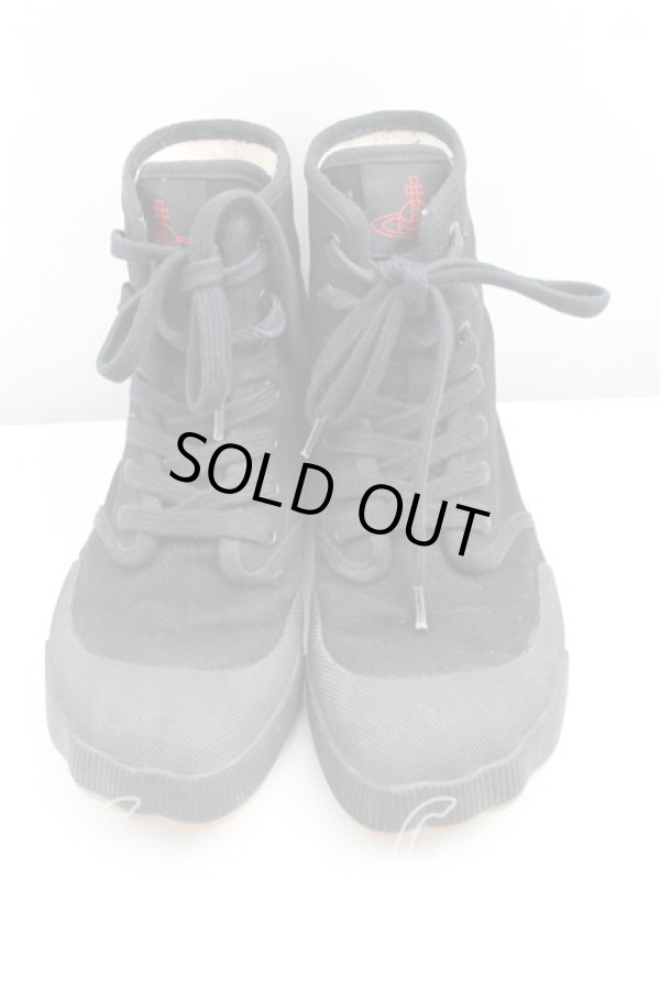 画像2: ヴィヴィアンウエストウッド 中古 / ANIMAL GYM　ハイトップ 24cm位 黒  H-25-05-25-124-sh-OD-ZH (2)