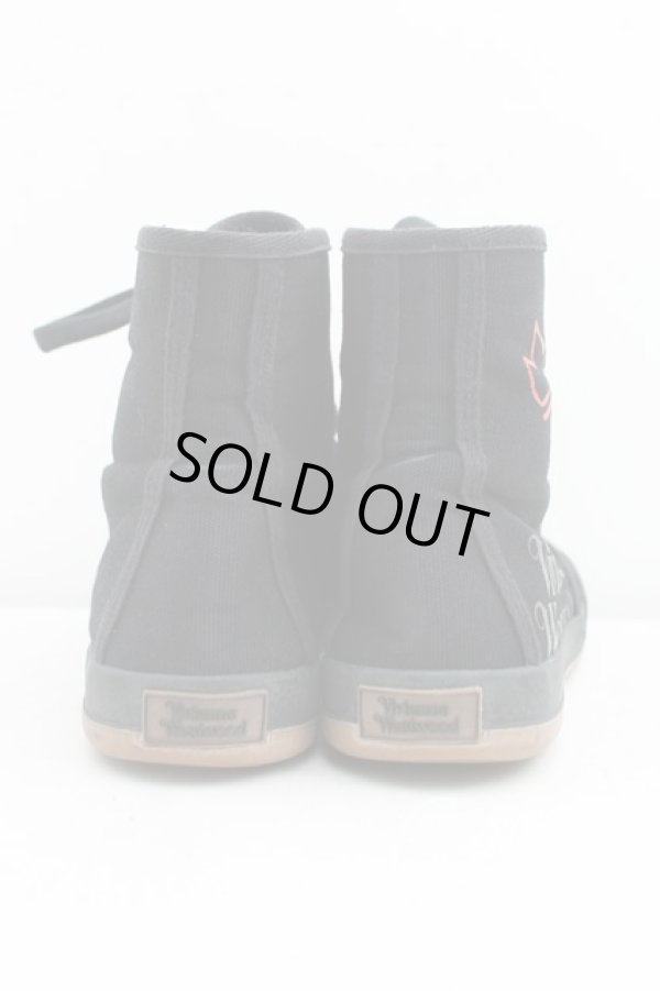 画像4: ヴィヴィアンウエストウッド 中古 / ANIMAL GYM　ハイトップ 24cm位 黒  H-25-05-25-124-sh-OD-ZH (4)