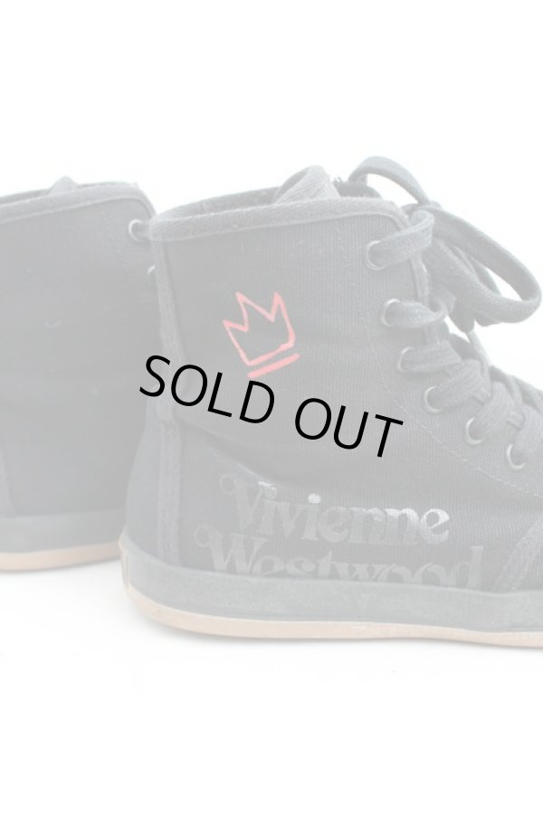 画像6: ヴィヴィアンウエストウッド 中古 / ANIMAL GYM　ハイトップ 24cm位 黒  H-25-05-25-124-sh-OD-ZH (6)