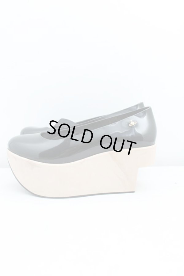 画像3: ヴィヴィアンウエストウッド×Melissa 中古 / メリッサ ロッキンホースバレリーナ 37（23.5cm相当） 黒  H-25-05-25-125-sh-IN-ZH (3)