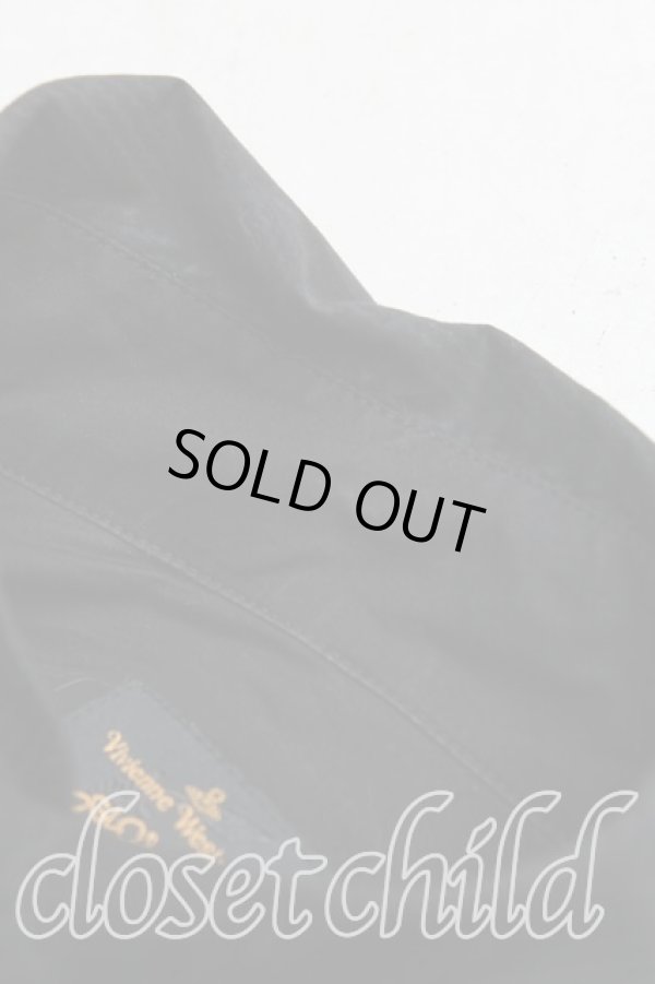 画像6: ヴィヴィアンウエストウッド 中古 / スクイグルシャツ S 黒  H-25-06-01-021-bl-OD-ZH (6)