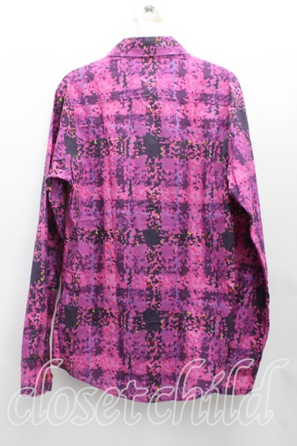 ヴィヴィアンウエストウッド MAN 中古 / モザイクシャツ 46(メンズM相当) ピンク  H-25-06-01-023-bl-IN-ZH ヴィヴィアンウエストウッド MAN 中古 / モザイクシャツ 46