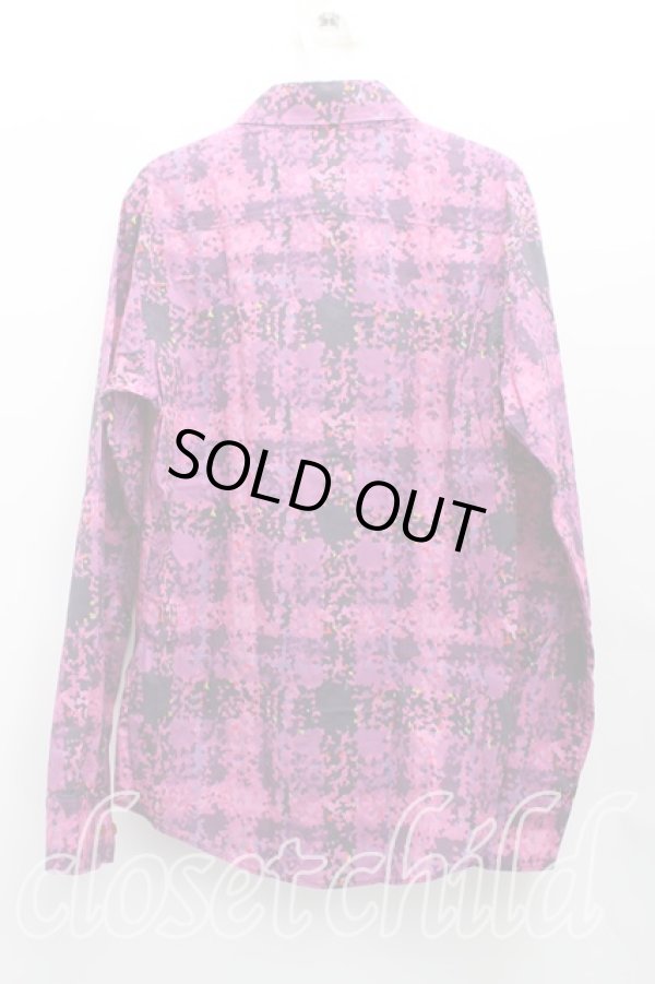 画像2: ヴィヴィアンウエストウッド MAN 中古 / モザイクシャツ 46(メンズM) ピンク  H-25-06-01-023-bl-IN-ZH (2)