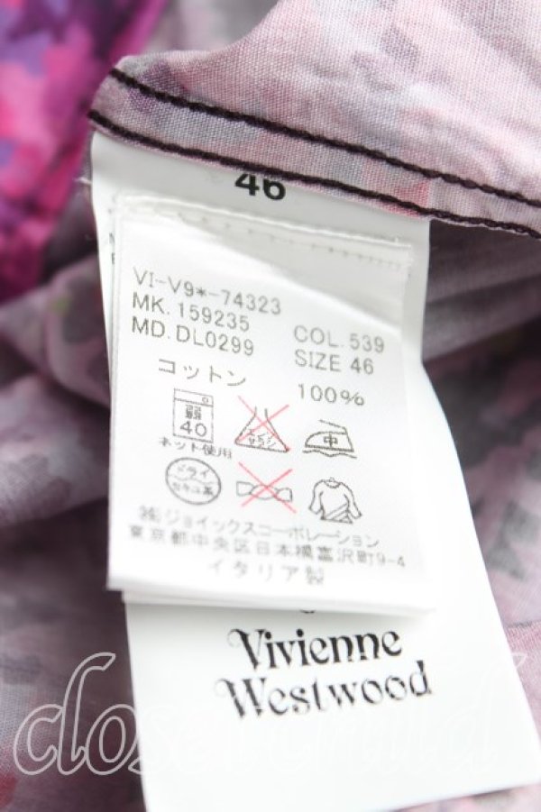 画像4: ヴィヴィアンウエストウッド MAN 中古 / モザイクシャツ 46(メンズM) ピンク  H-25-06-01-023-bl-IN-ZH (4)