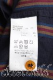 画像4: ヴィヴィアンウエストウッド MAN 中古 / ストライプスカーフシャツ 46(メンズM相当) 紺  H-25-06-01-025-sk-IN-ZH (4)