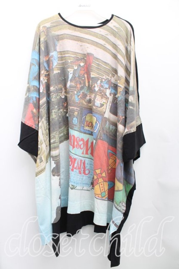 画像5: ANGLOMANIA 中古 / カットラスユニオンジャックTシャツ XS 白  H-25-06-01-032-ts-OD-ZH (5)