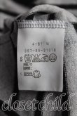 画像4: ヴィヴィアンウエストウッド 中古 / エッセンシャルオーブワッペンボーダーTシャツ 2（9号相当） 灰  H-25-06-01-039-ts-OD-ZH (4)