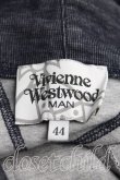 画像3: ヴィヴィアンウエストウッド MAN 中古 / オーブ刺繍パーカー 44（メンズS相当） 紺  H-25-06-01-058-to-OD-ZH (3)