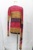 画像2: ANGLOMANIA 中古 / レオパード柄カットソー M マルチ  H-25-06-01-081-to-OD-ZH (2)