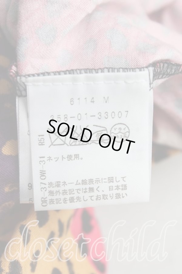 画像4: ANGLOMANIA 中古 / レオパード柄カットソー M マルチ  H-25-06-01-081-to-OD-ZH (4)
